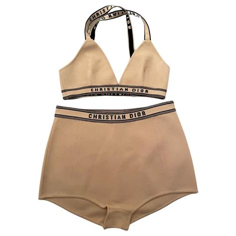 dior badeschlappen|dior swimsuit tops.